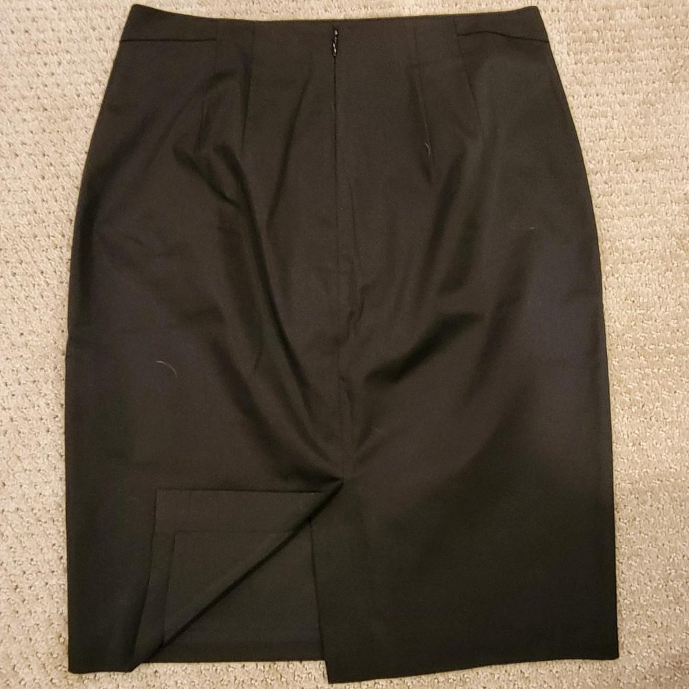 Ann Taylor Basic Black Lined Skirt - image 2